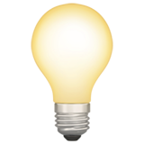 light bulb emoji